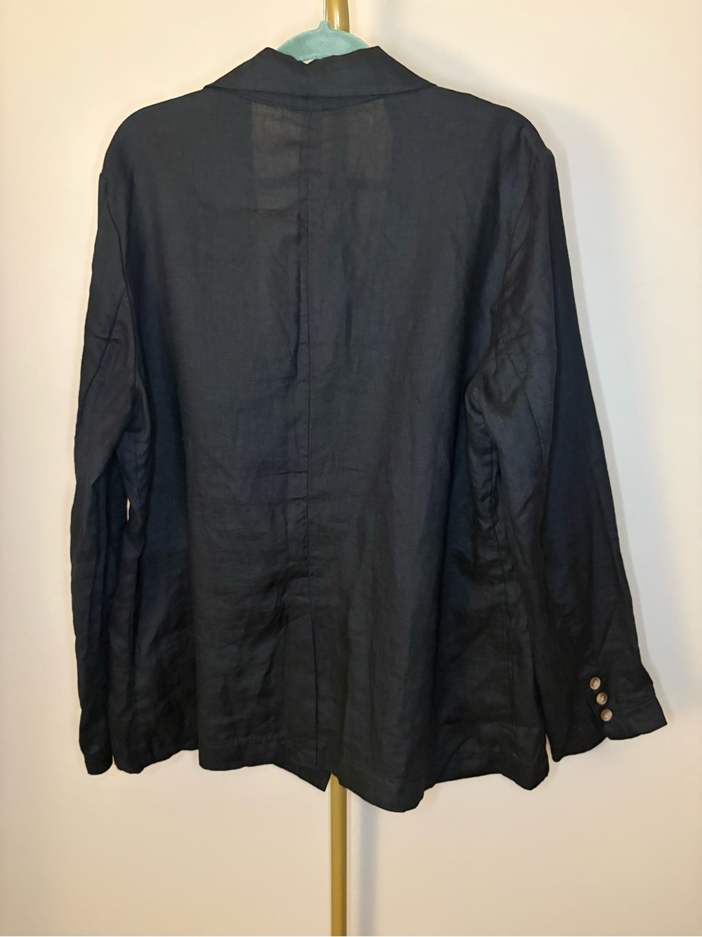 Quince European Linen Single Button Blazer - Picture 4 of 6